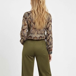 Blusa  Derhy MARJORIE gasa boho marrones - Imagen 1