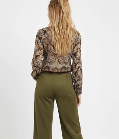 Blusa  Derhy MARJORIE gasa boho marrones - Imagen 1