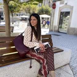 BLUSA Derhy MATHILDA estamopada cruda - Imagen 1