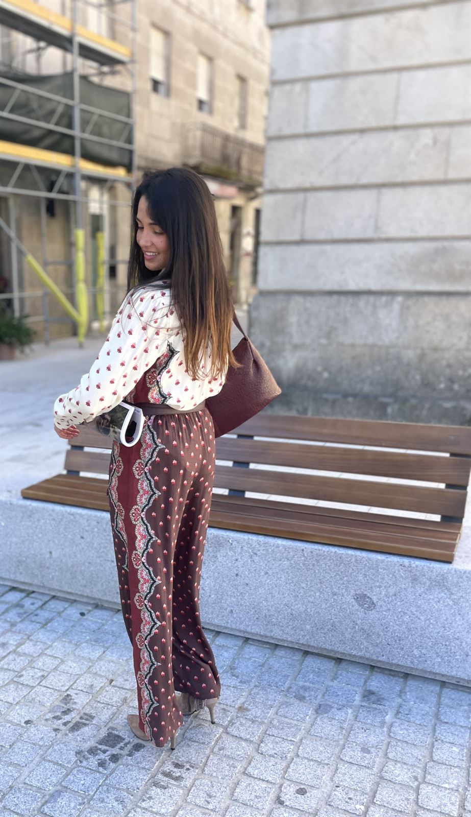 BLUSA Derhy MATHILDA estamopada cruda - Imagen 2