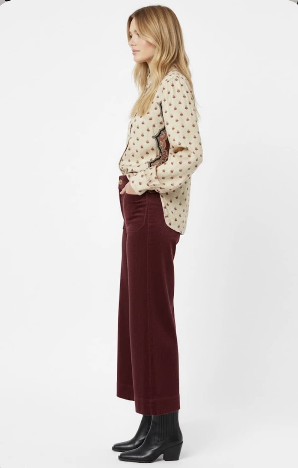 BLUSA Derhy MATHILDA estamopada cruda - Imagen 3