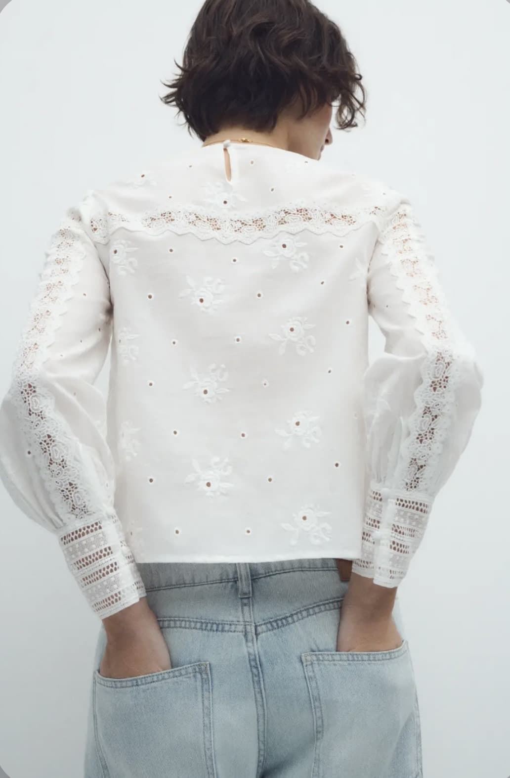 Blusa  ese O ese PRUDENCIA WHITE - Imagen 3