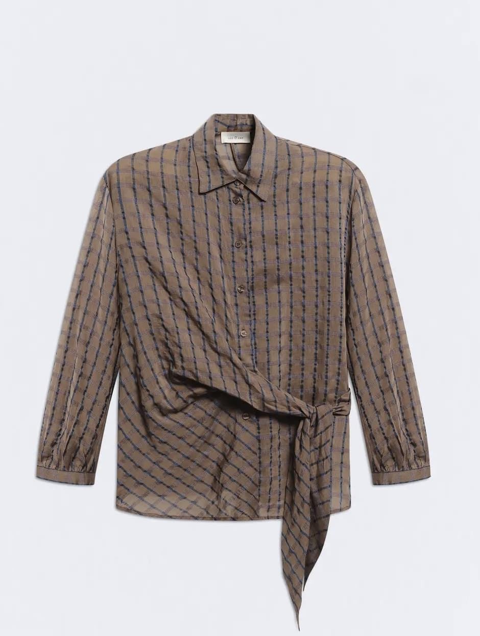 Blusa ese O ese Ref.: 305153-1200 // C.NARA BROWN CHECKS - Imagen 6
