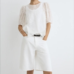 BLUSA ese o ese romantica GRISELDA BLANCA - Imagen 2