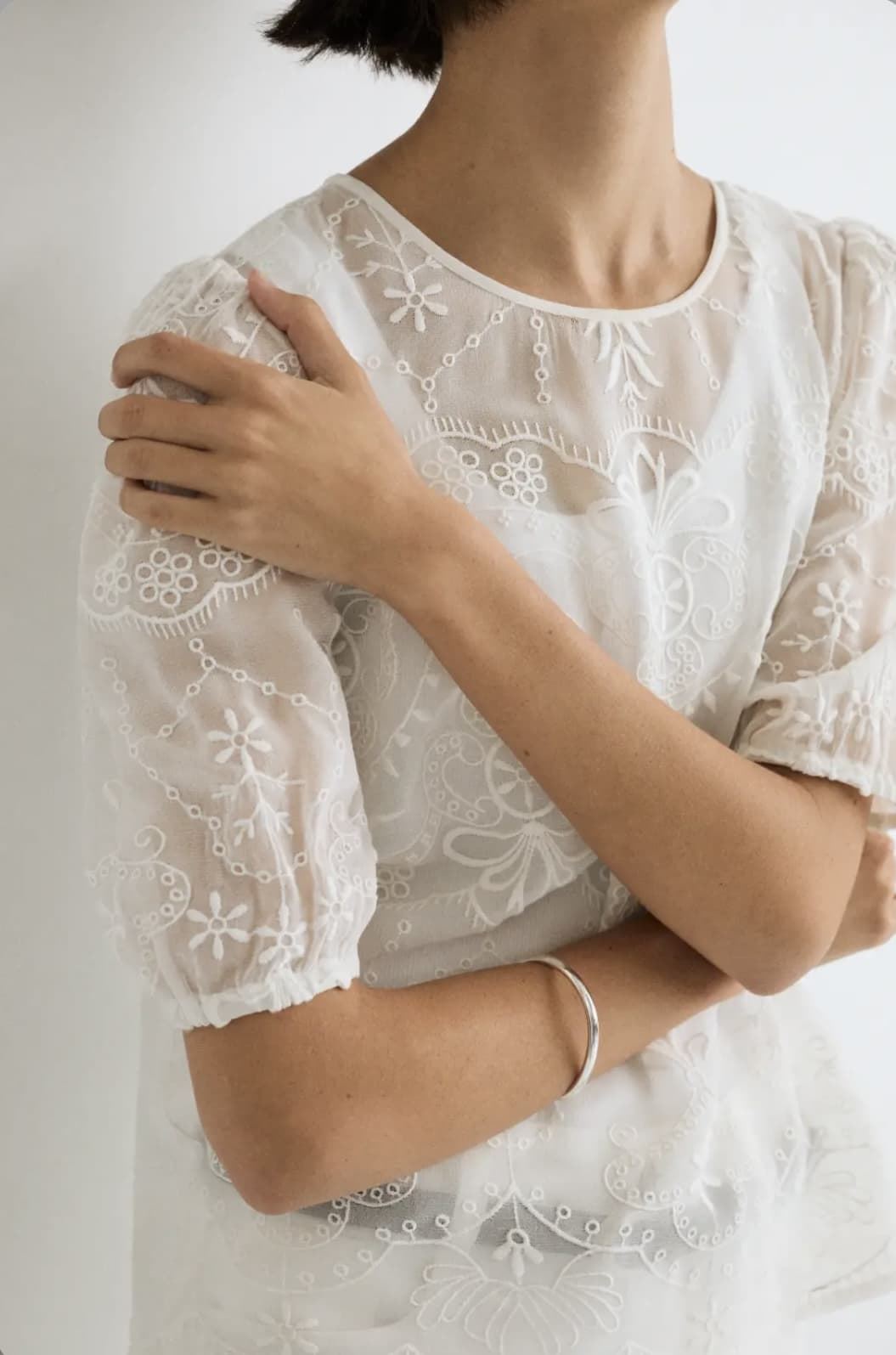 BLUSA ese o ese romantica GRISELDA BLANCA - Imagen 3