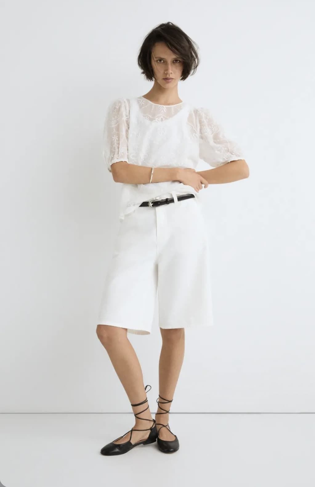 BLUSA ese o ese romantica GRISELDA BLANCA - Imagen 4