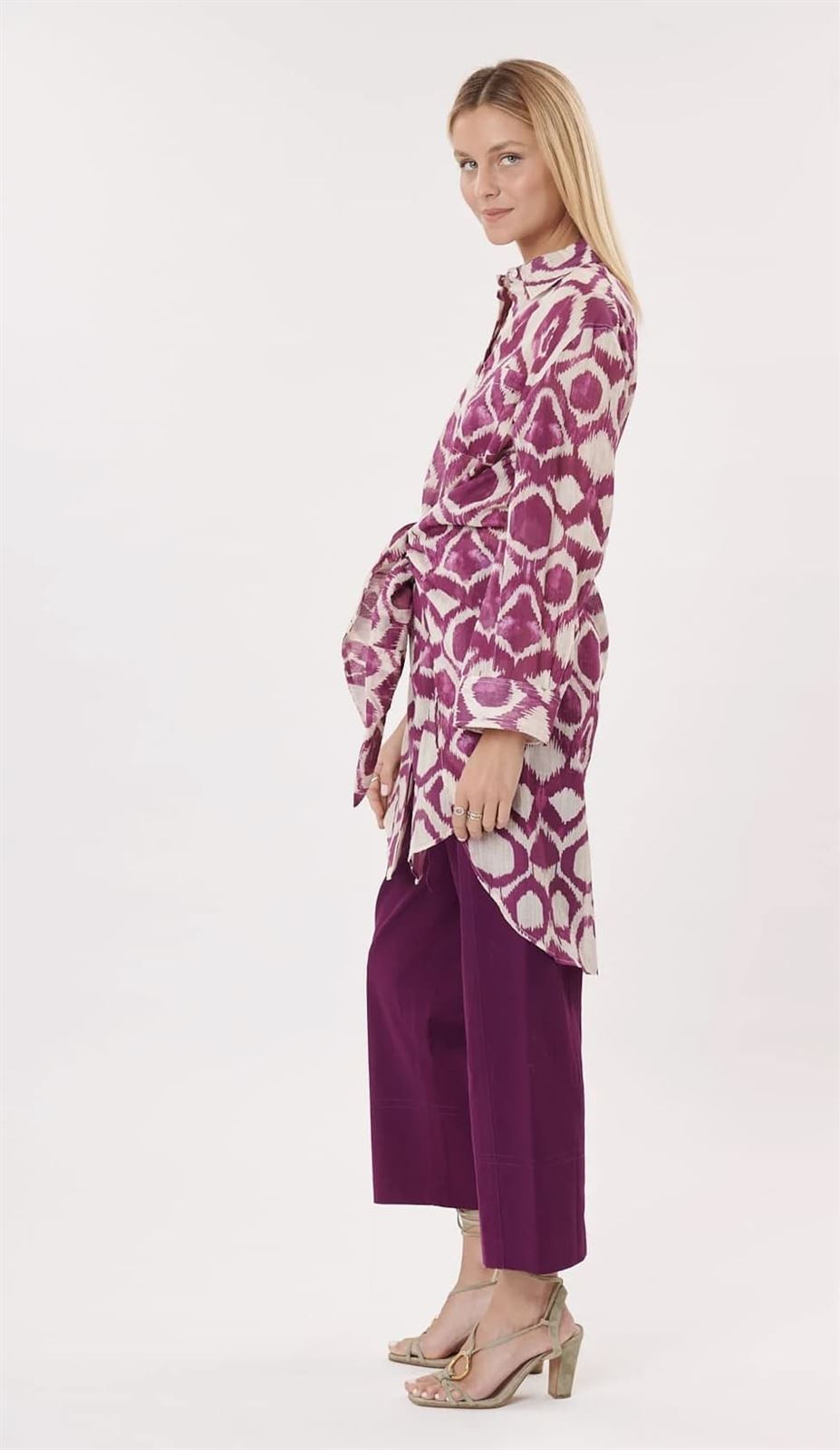 Blusa larga Derhy ROBIN violeta - Imagen 3