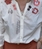 Blusa Nice Things bordados pacific cruda - Imagen 2