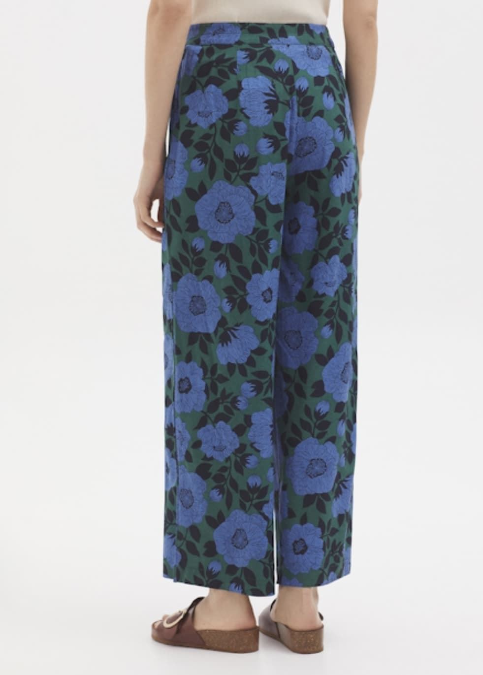 Blusa Nice Things cuadrilla camelia azul - Imagen 1
