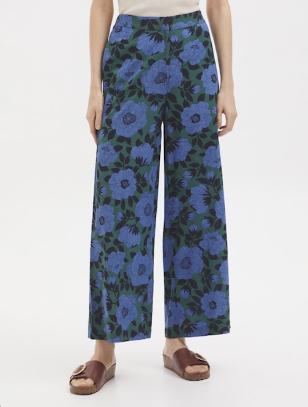 Blusa Nice Things cuadrilla camelia azul - Imagen 2