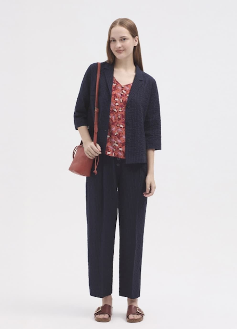 Blusa Nice Things Hawaian Fish naranjas y rojos. - Imagen 5