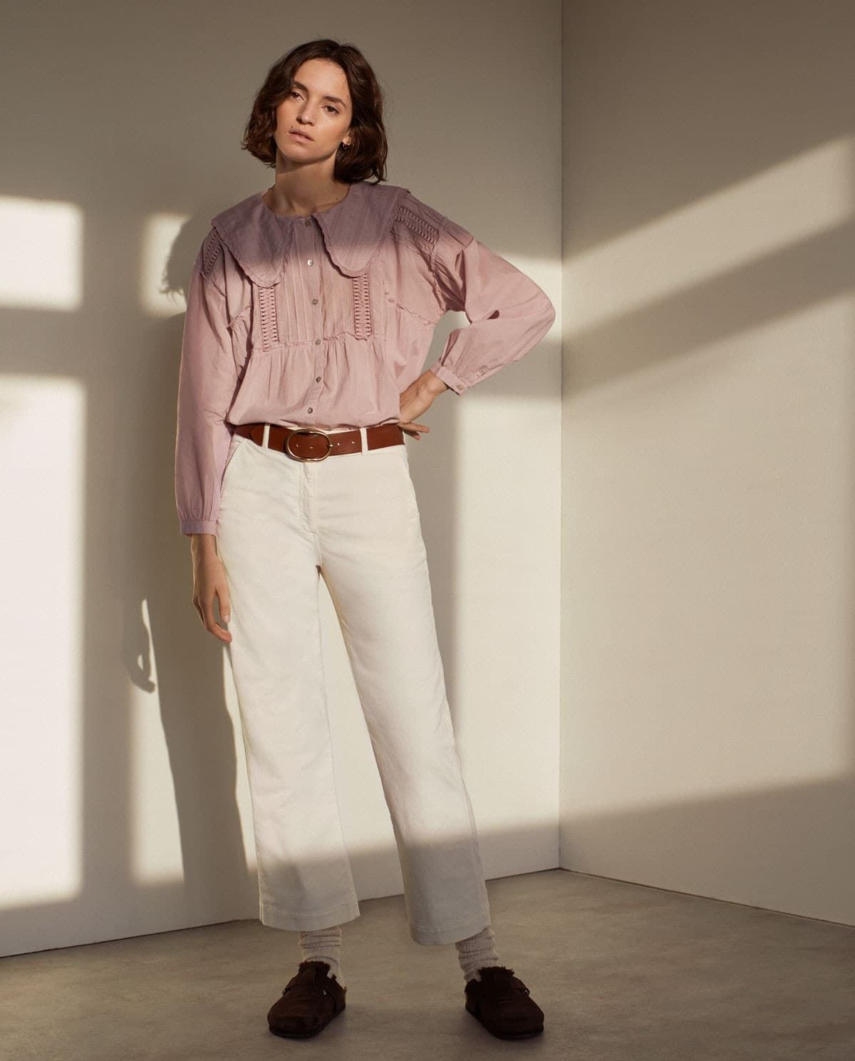blusa Yerse cuello bobo rosa - Imagen 4