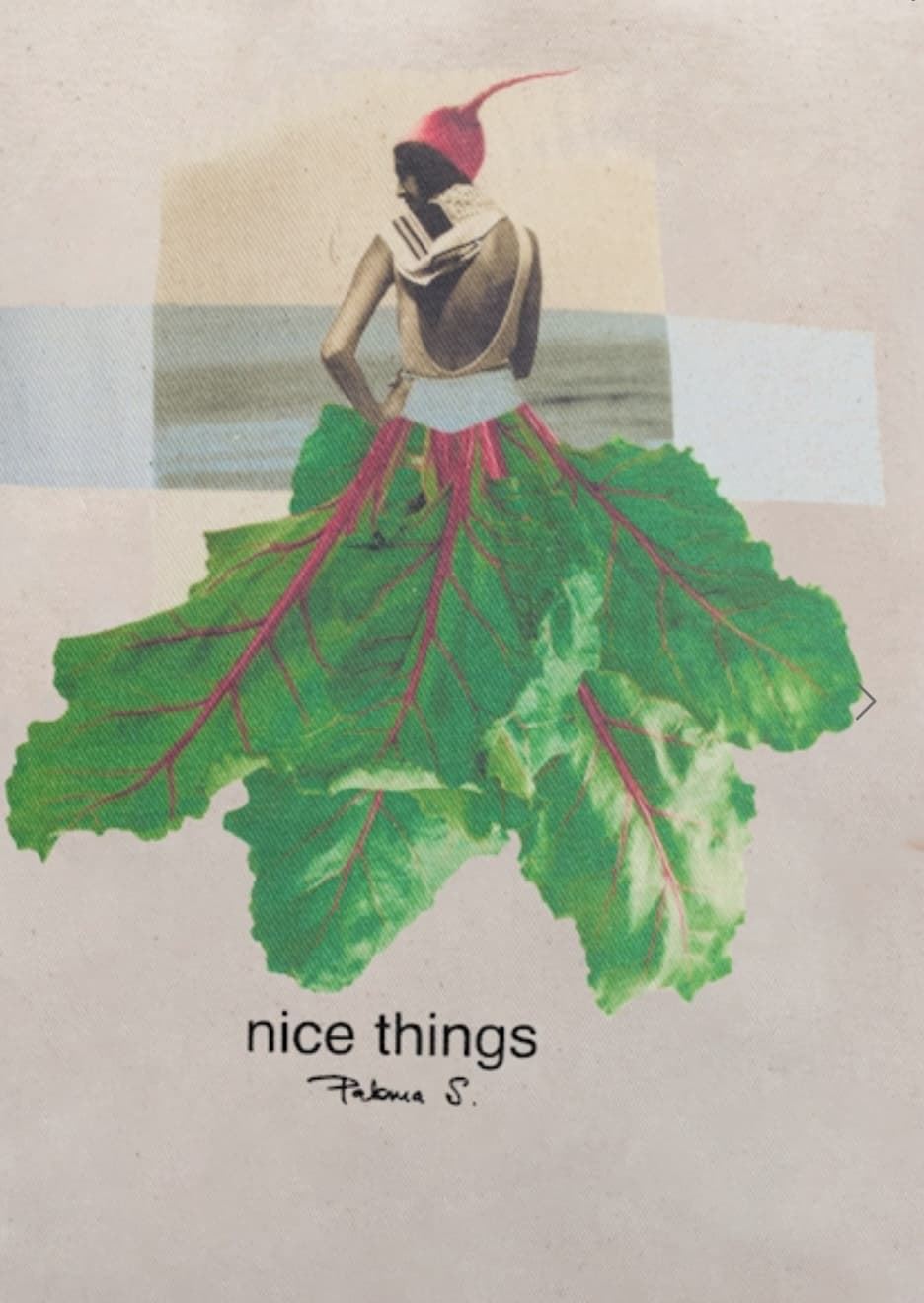 Bolsa nice things shopping estampada acelgas cruda - Imagen 1