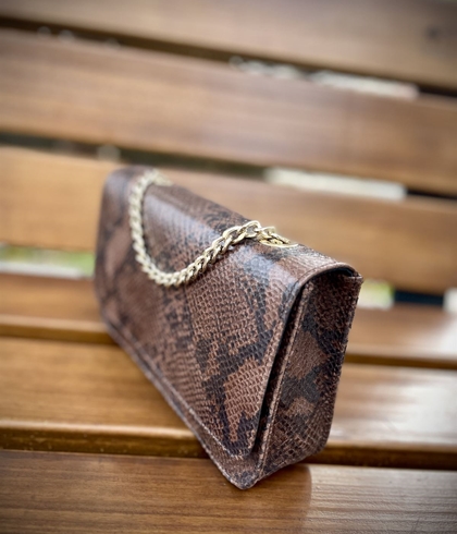 BOLSO Angari b998 Piccata niger marrón chocolate - Imagen 2