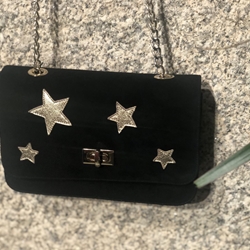 Bolso Angari piel estrellas oro - Imagen 1