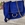 Bolso azul eléctrico serraje - Imagen 1