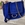Bolso azul eléctrico serraje - Imagen 2