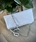 Bolso bandolera doble cadena piel Blanco. - Imagen 1