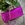 Bolso bandolera doble cadena piel metalizado Fucsia. - Imagen 1