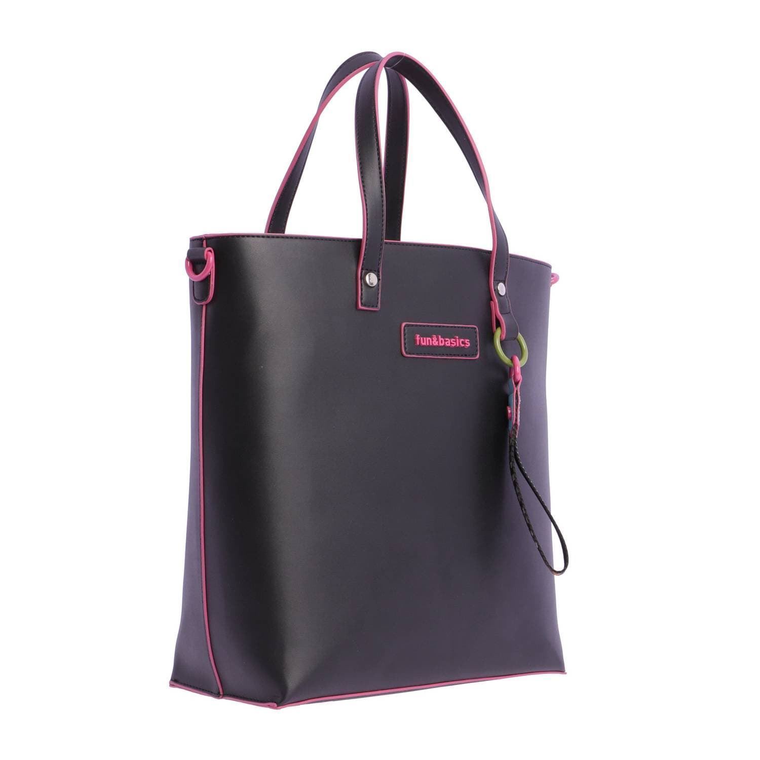 Bolso fun  shopper negro - Imagen 3