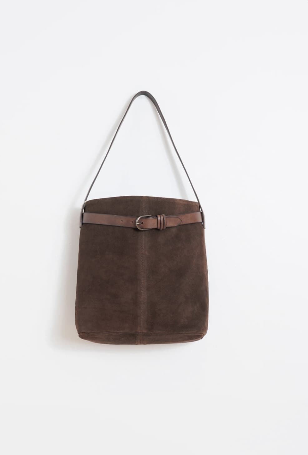 BOLSO Indi & Cold REF. IA657 MEDIANO PIEL SERRAJE Chocolate - Imagen 3