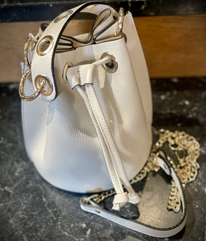 Bolso limosnera bandolera piel hielo - Imagen 2