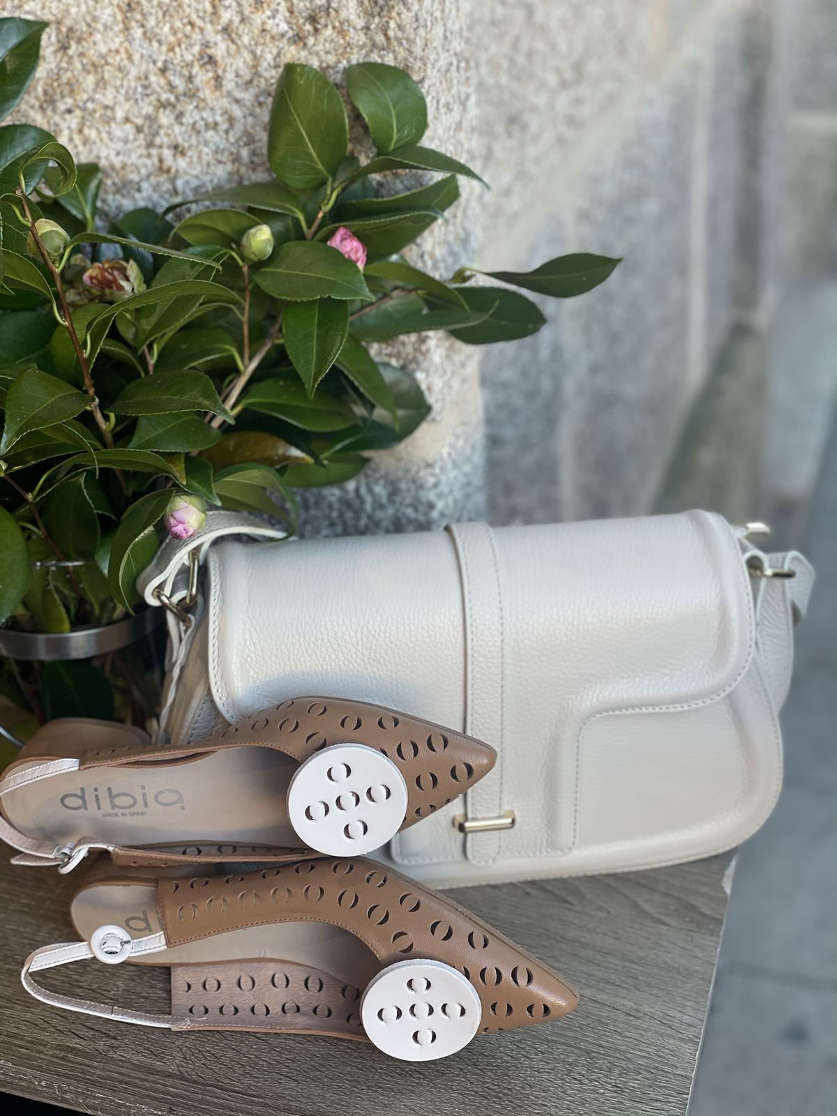 Bolso piel baguette hielo - Imagen 5