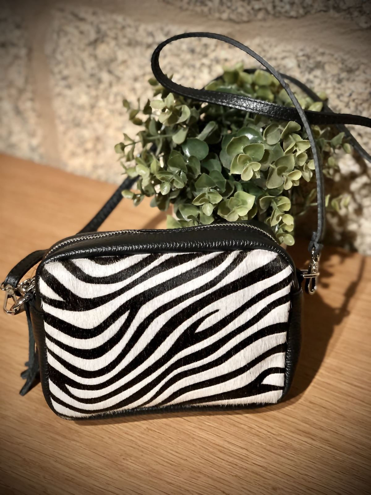 Bolso sales de cebra