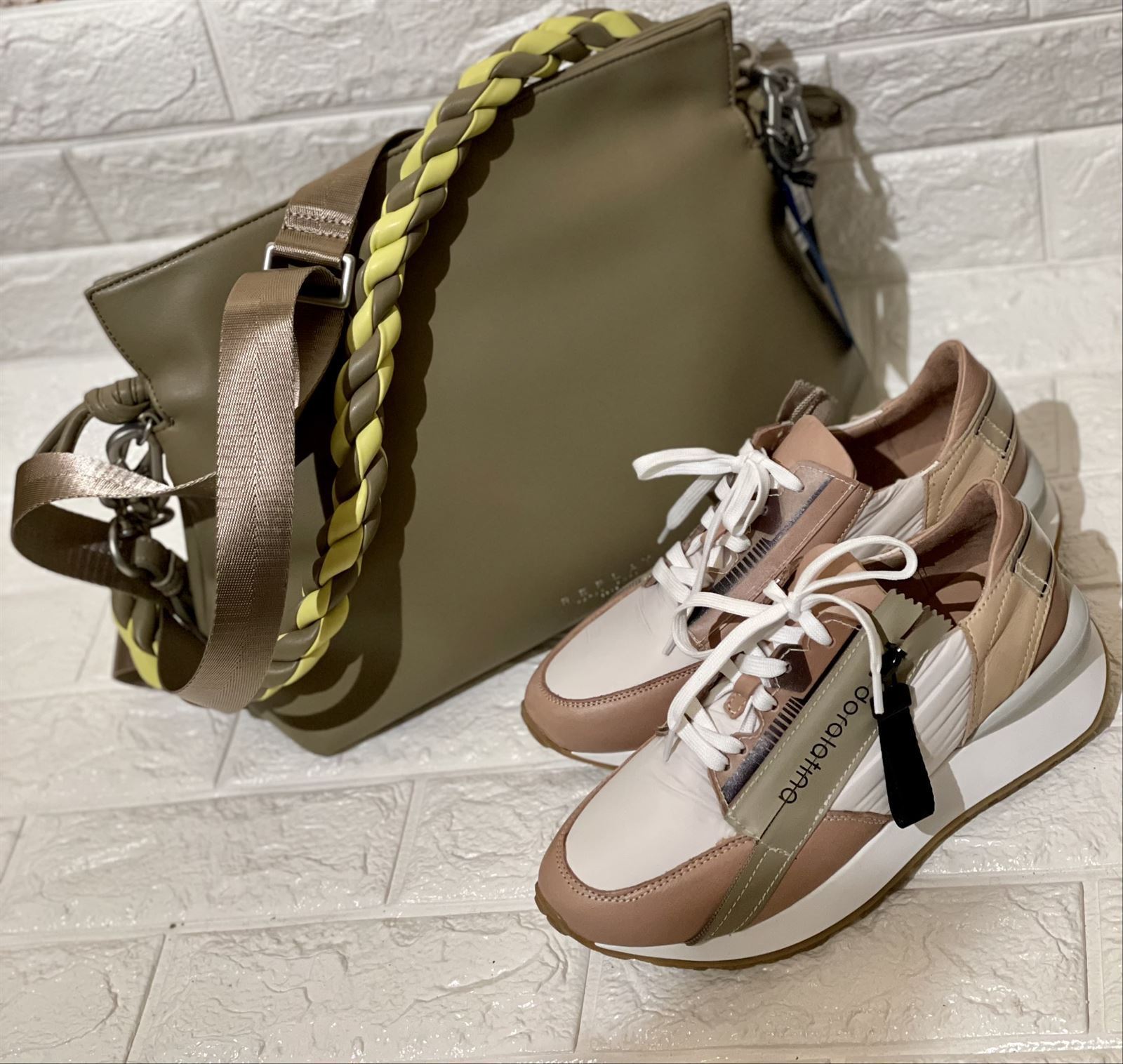 Bolso Replay kaki clarito - Imagen 7