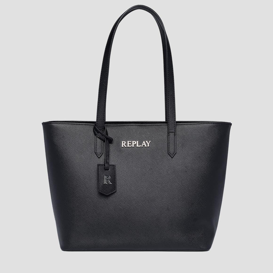 Mansedumbre A veces Me sorprendió Bolso Replay shopper negro - Bolsos