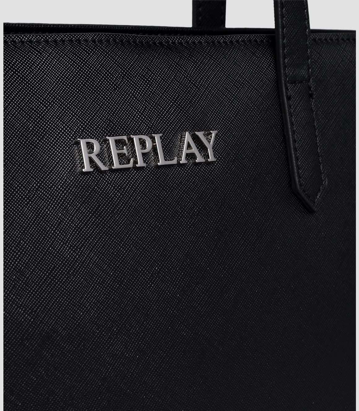 Bolso Replay shopper negro - Imagen 4