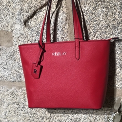 Bolso Replay shopper rojo - Imagen 1