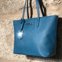 Bolso Replay shopper turquesa - Imagen 2