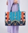 Bolso TOTE Derhy GIANNA azul petroleo - Imagen 1