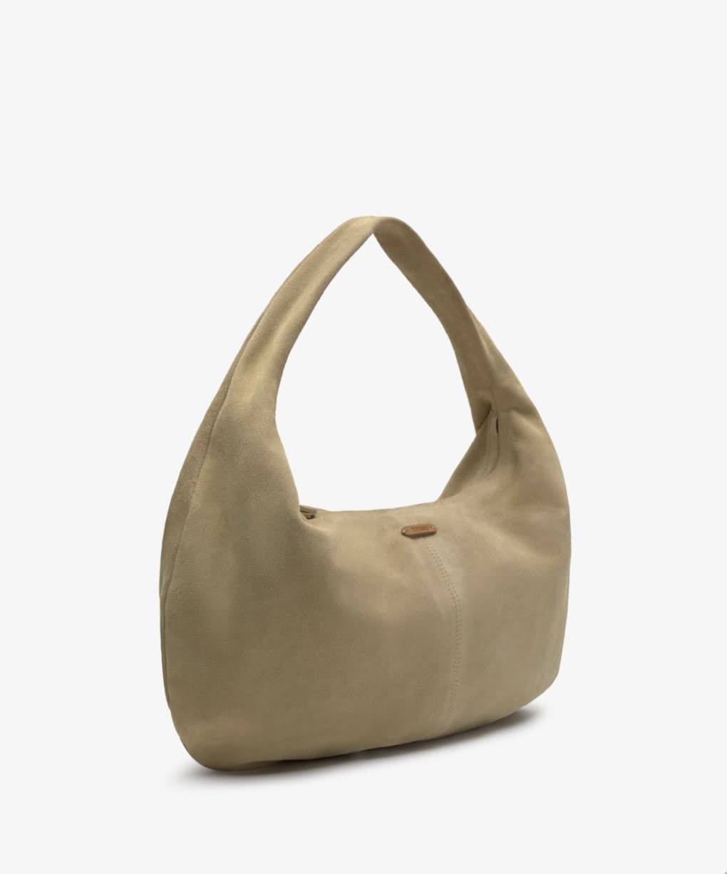 BOLSO YERSE HOBO DE ANTE camel - Imagen 2