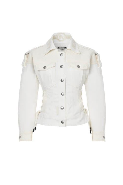 Bomber Highly Preppy corset cruda. - Imagen 4