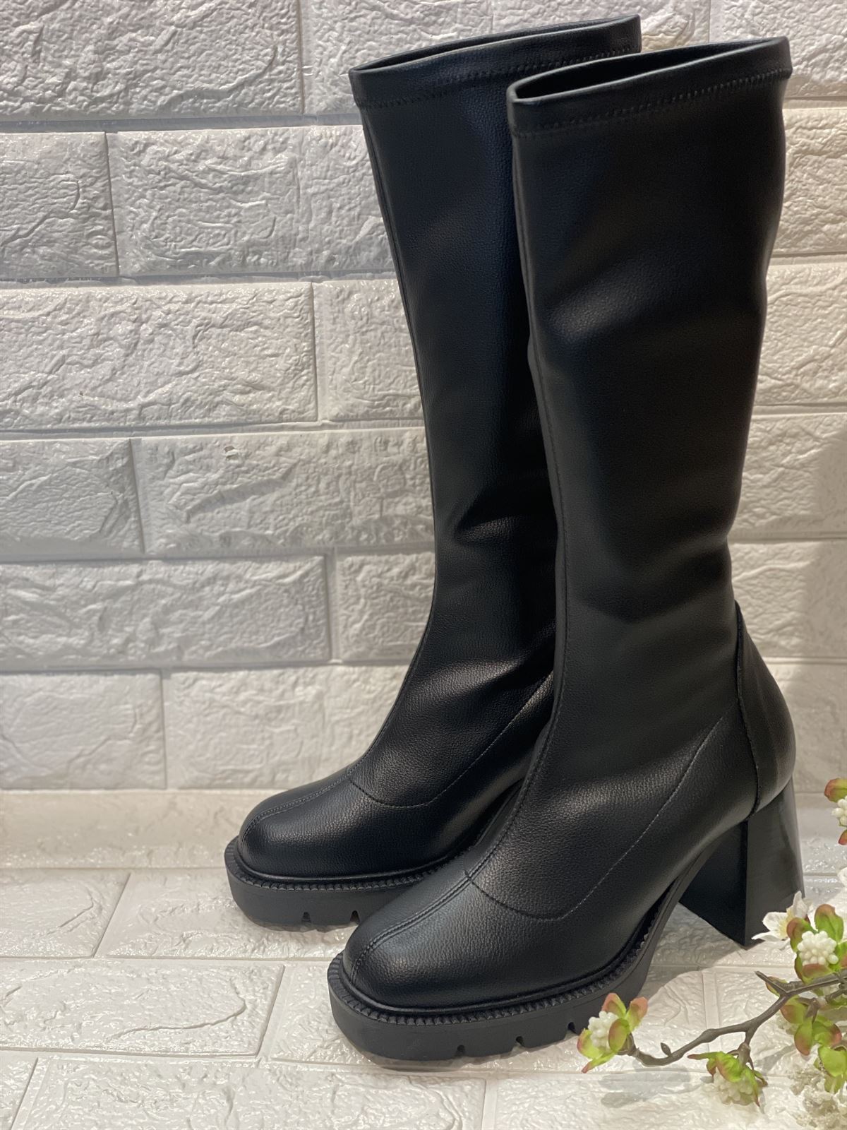 Bota Candelitas retro negra - Imagen 4