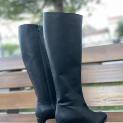 Bota Dibia by Ezzio 57225 caña alta piel negra - Imagen 2