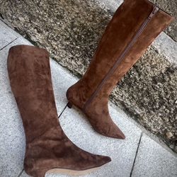 Bota Dibia by Ezzio 57750 ante chocolate brandy - Imagen 1