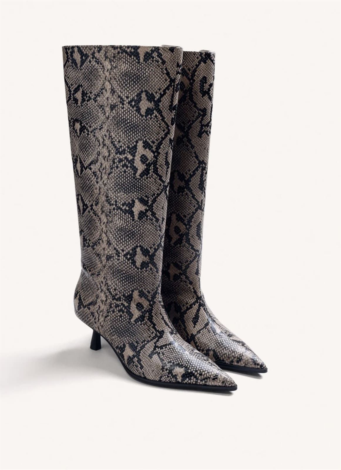 Bota Gioseppo 80131 altas Kitten print serpiente - Imagen 4