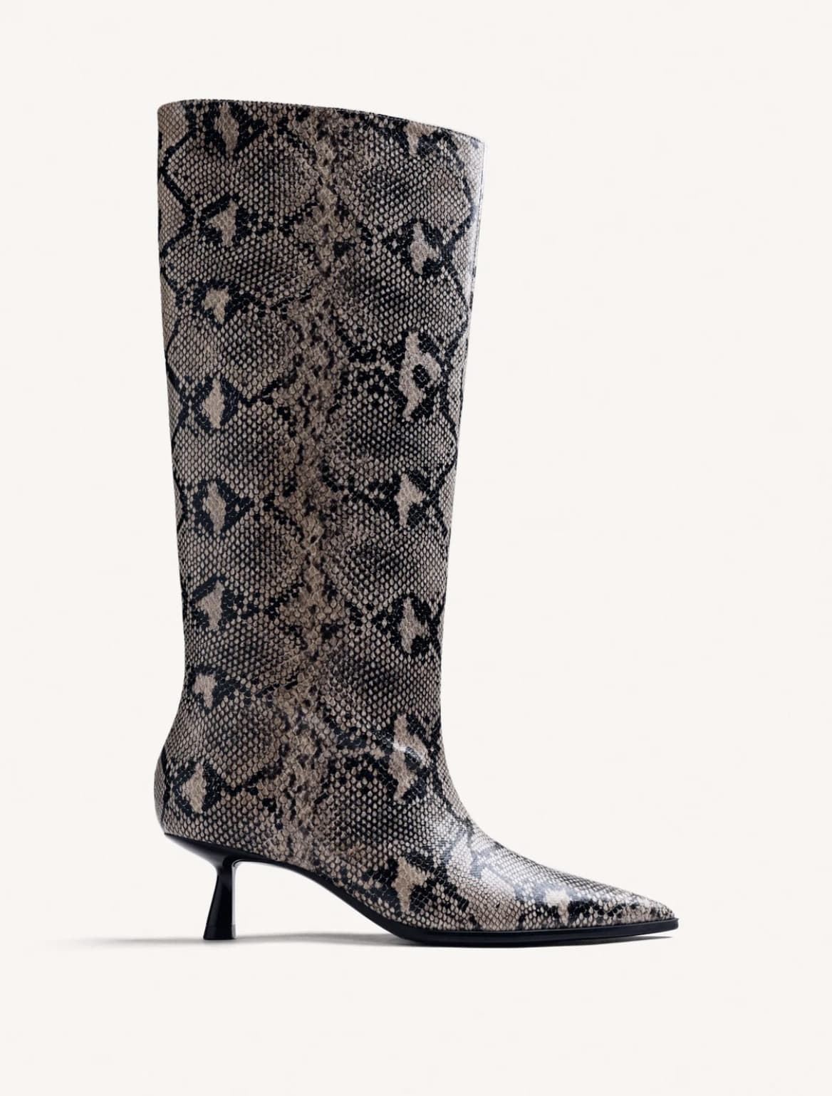 Bota Gioseppo 80131 altas Kitten print serpiente - Imagen 5