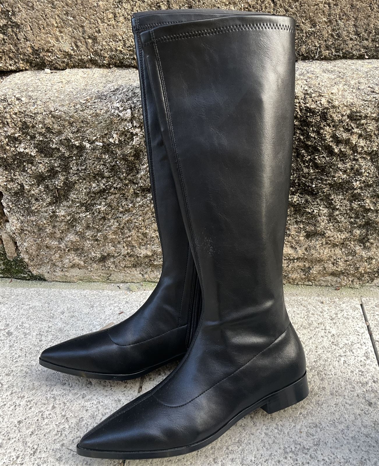 Bota Gioseppo 80681 altas elásticas negro - Imagen 1