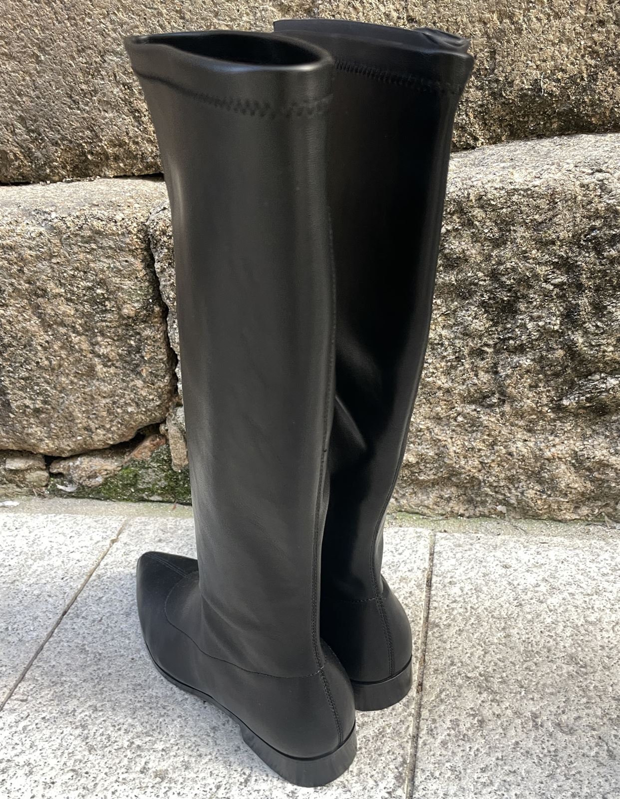Bota Gioseppo 80681 altas elásticas negro - Imagen 2