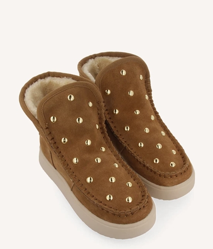 Bota Gioseppo SCHODACK Australianas tachas camel. - Imagen 2