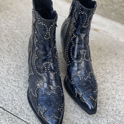 Bota NOA HARMON MIRANDA campera coco azul marino - Imagen 1