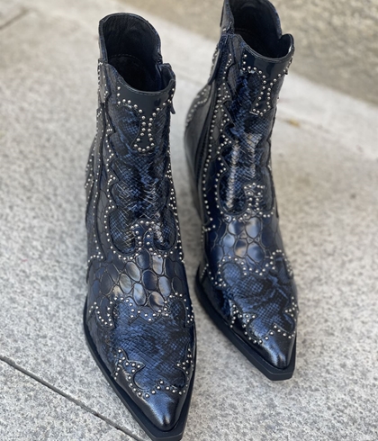 Bota NOA HARMON MIRANDA campera coco azul marino - Imagen 1