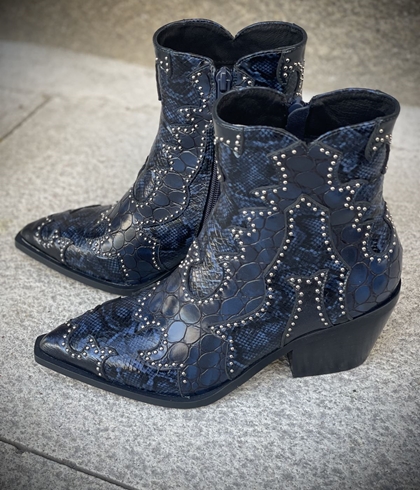 Bota NOA HARMON MIRANDA campera coco azul marino - Imagen 2