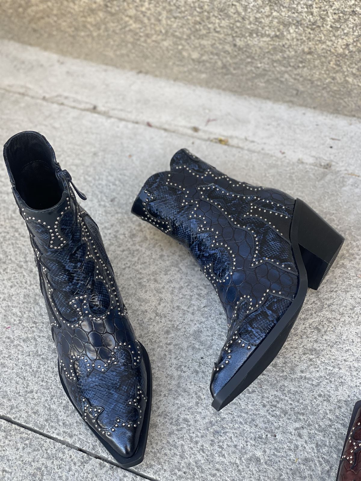 Bota NOA HARMON MIRANDA campera coco azul marino - Imagen 3