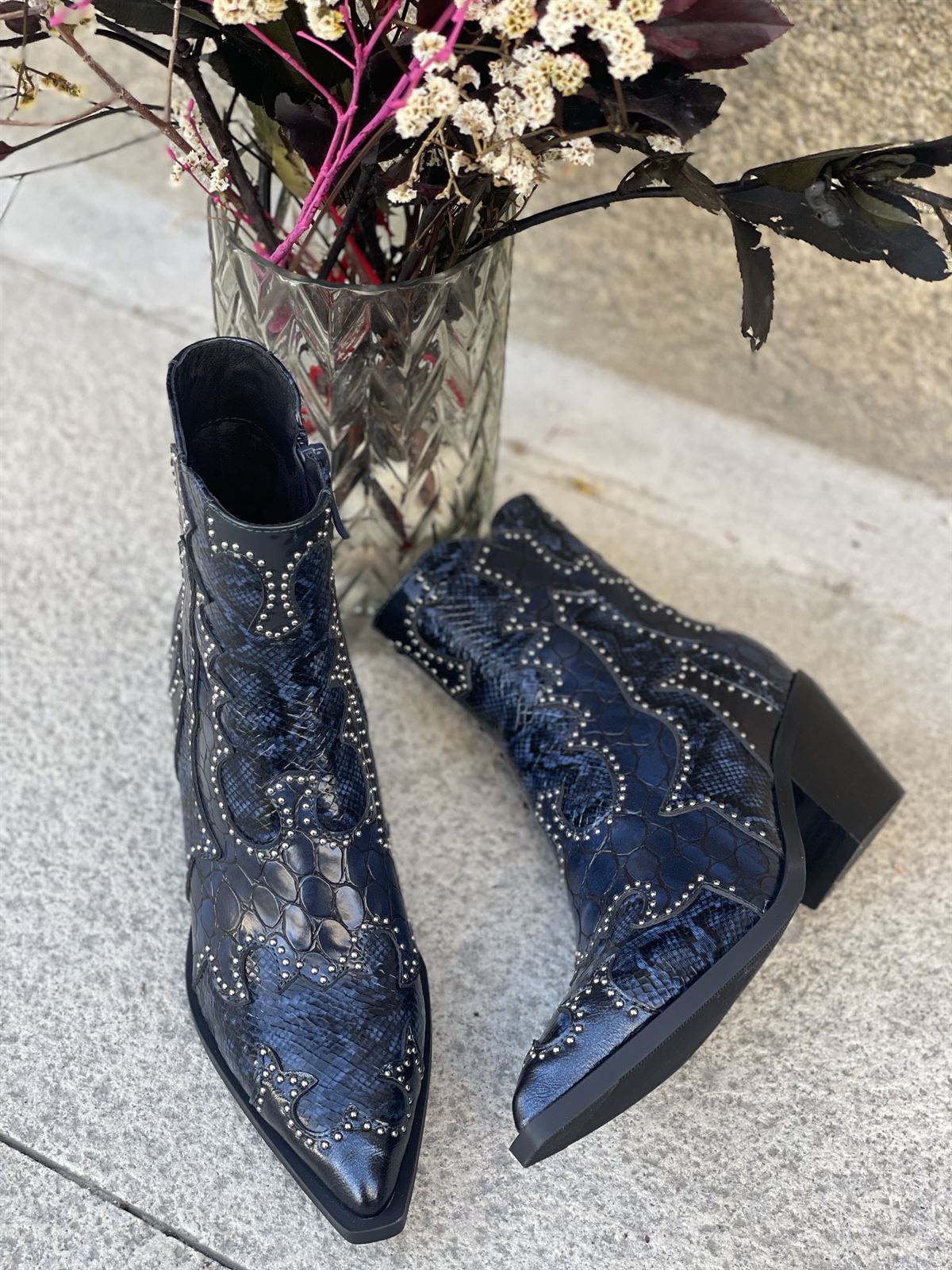 Bota NOA HARMON MIRANDA campera coco azul marino - Imagen 5