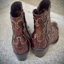 Bota NOA HARMON MIRANDA campera coco marrón chocolate - Imagen 2